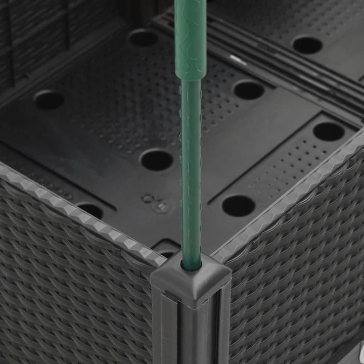 Image du produit VidaXL Bac à plantes avec treillis PP