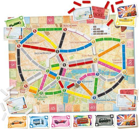 Produktbild Asmodée Days of Wonder | Ticket to Ride London Board Game | Ages 8+ | For 2 to 4 players | Average Playtime