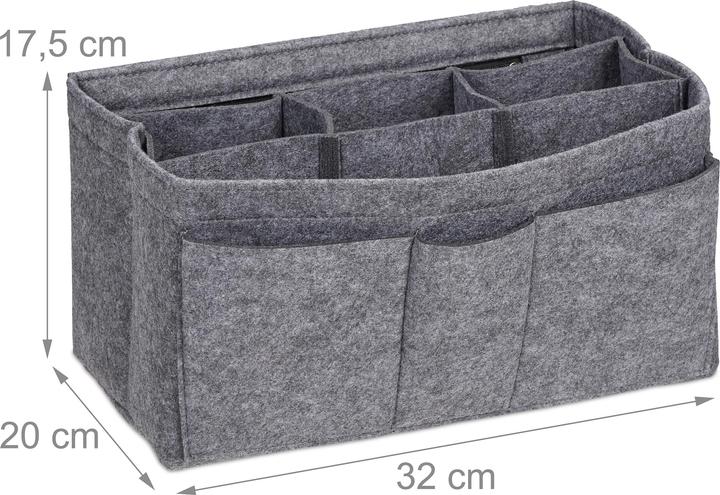 Immagine prodotto Relaxdays Organizer borsa (32 x 20 x 17,5 cm)