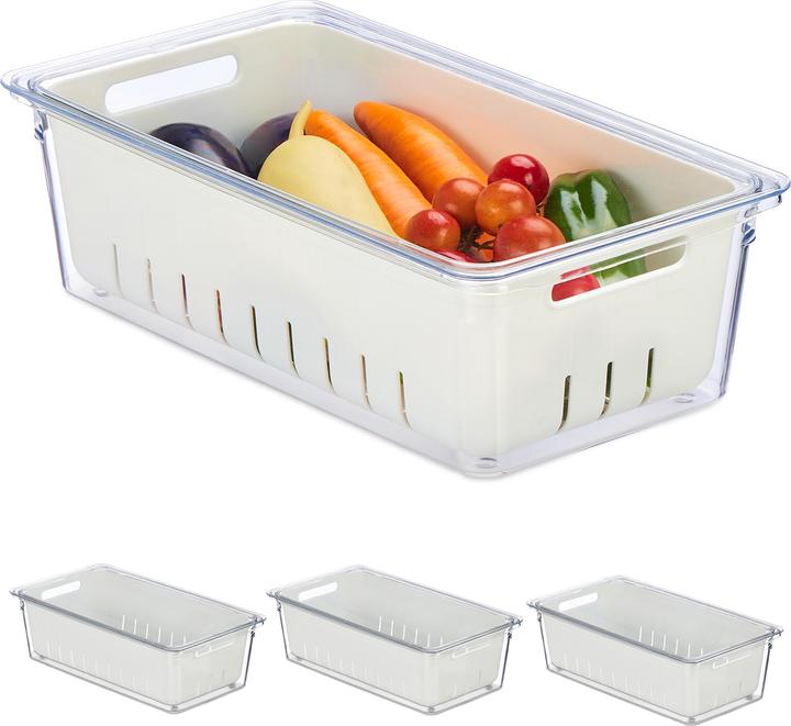 Actual product image Relaxdays fridge organiser