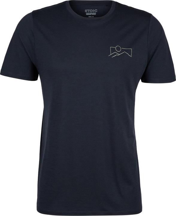Stoic Merino155 LaholmSt. Print T-Shirt Mountain