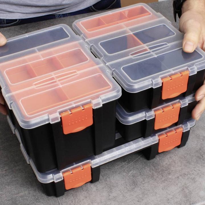 Actual product image Quadrios 23SA097 Assortment box fixed subdivision Contents 1 set