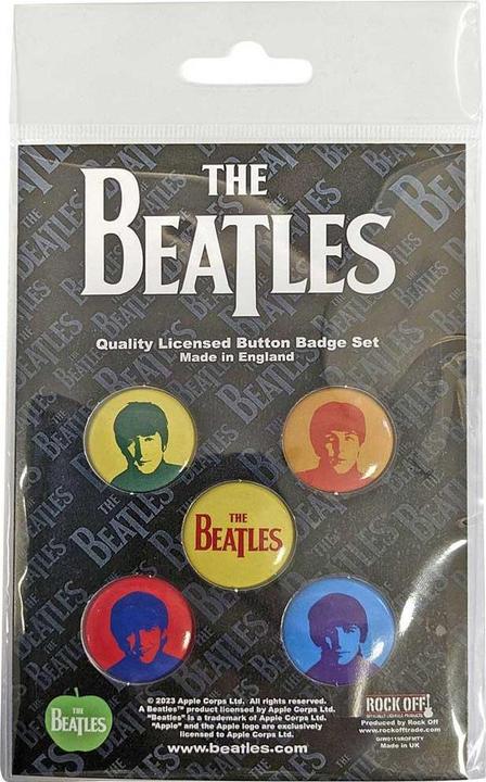 Produktbild The Beatles Abzeichen JPG&R 5erPack