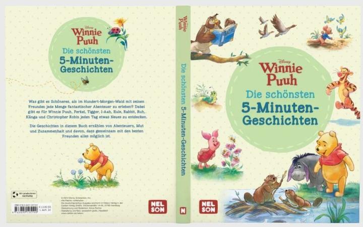 Actual product image Disney Winnie Puuh: Die schönsten 5-Minuten-Geschichten (German, 2024)