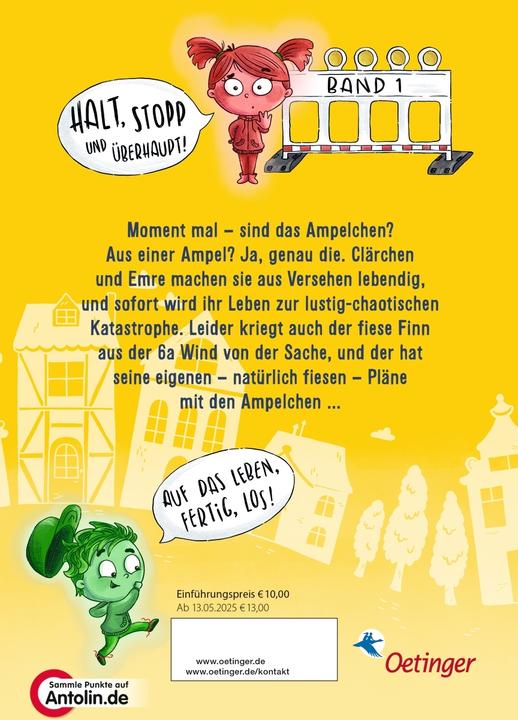 Produktbild Die Ampelchen 1. Aus den Ampeln, fertig, los! (Deutsch, Sandy Thissen, Anna Böhm, 2025)