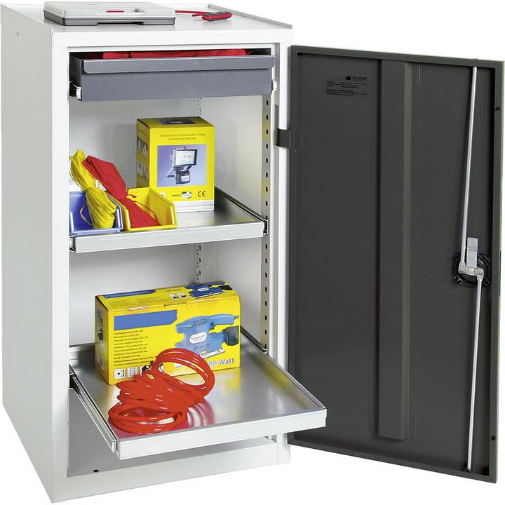 Produktbild Stumpf Werkzeugschrank S3000 RAL 7035/7016 1 Schublade 100 mm 2 Wannenböden (50 cm, 100 cm)