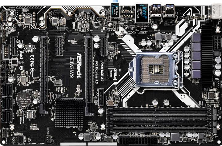 Produktbild AsRock E3V5 WS (LGA 1151, Intel C232, ATX)