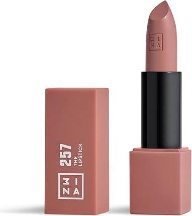 Actual product image 3INA Makeup The Lipstick 257 Wine Red Lipstick with Vitamin E and Shea Butter Long Lasting Matte Cre (Wine red matt)