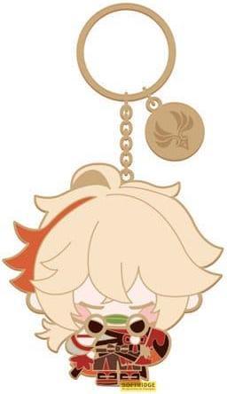 Actual product image Mihoyo Genshin Impact Character Metal Keychain Kaedehara Kazuha