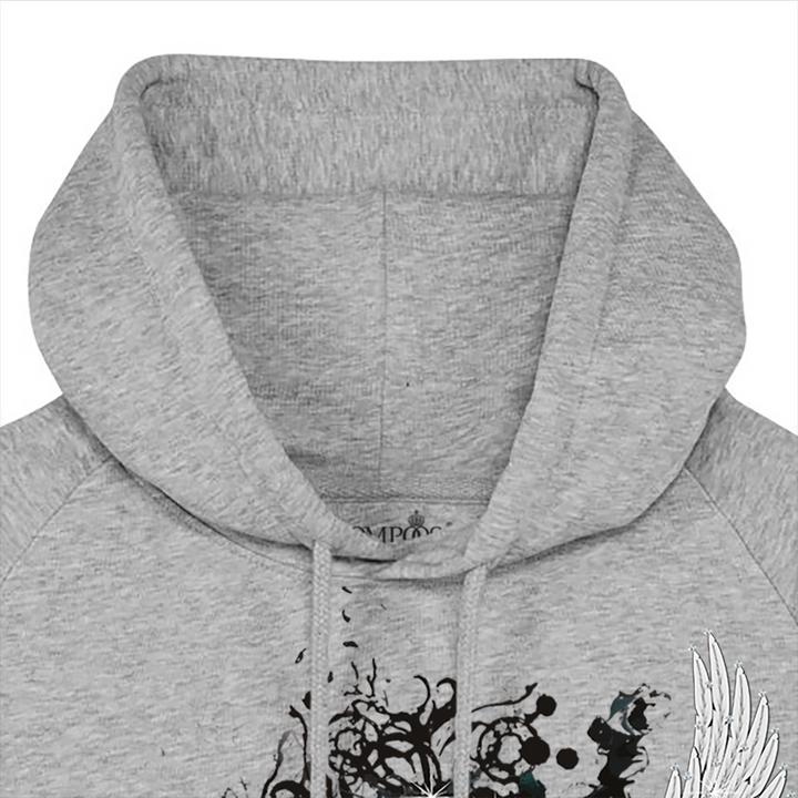 Immagine prodotto Pompöös Felpa con cappuccio da donna "Kissing Mouth" - edizione limitata con cappuccio da donna - taglia XXL (XXL)