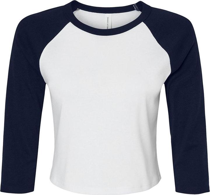 Immagine prodotto Bella Canvas Maglietta Corta Raglan Manica a 3/4 Donna (XS)