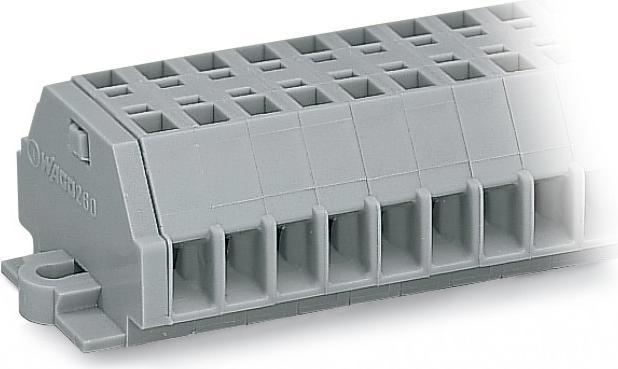Actual product image Wago 12 way side entry cage clamp terminal