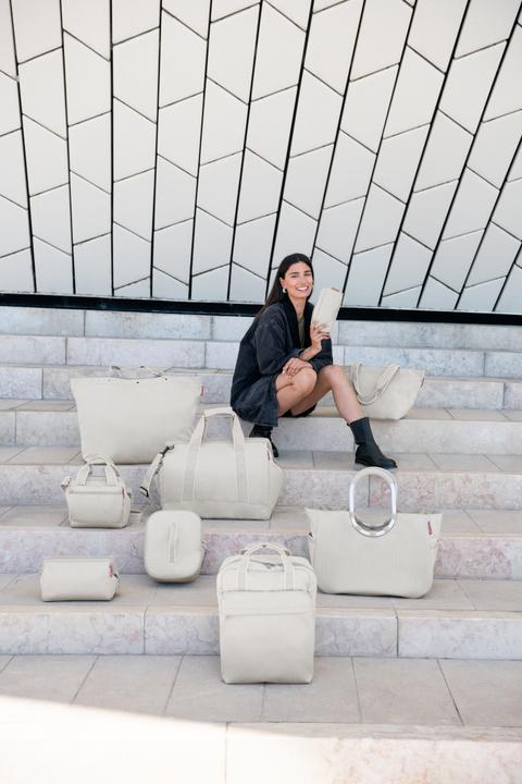 Actual product image reisenthel Shopping basket Loopshopper L Herringbone Sand