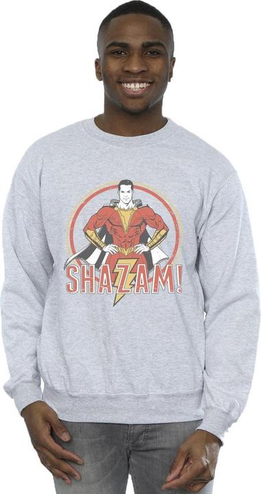 Produktbild Shazam Retro Circle Distressed Sweatshirt (S)