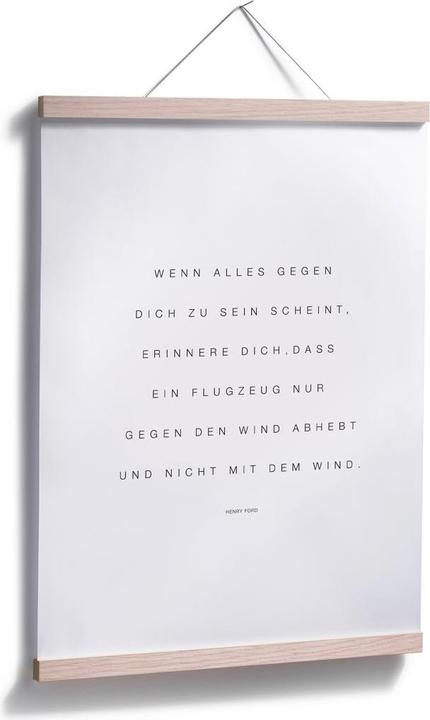 Produktbild Trenddeko Wenn alles gegen dich zu sein scheint (30 x 40 cm)