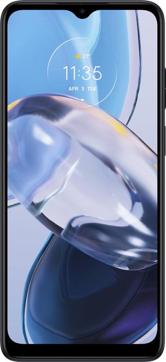 Actual product image Motorola Moto E22 (32 GB, Astro Black, 6.50", Dual SIM, 16 Mpx, 4G)