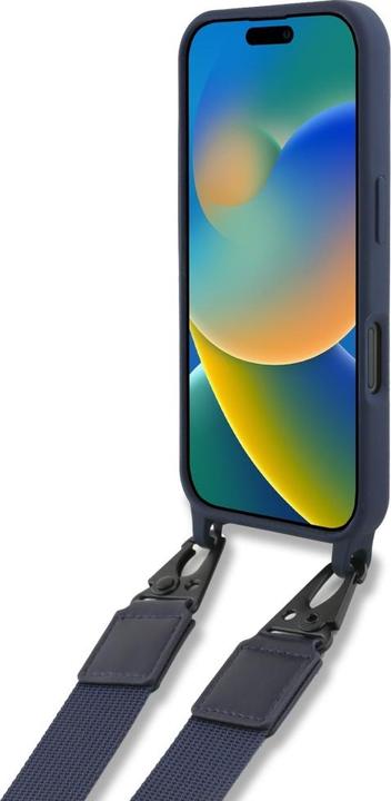 Produktbild Red Bull RBHMP16S24SISOLRV iPhone 16 6.1" hardcase Silicone Strap and Vertical Logo MagSafe navy (Apple iPhone 16)