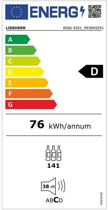 Energy Label Liebherr WSbl 4201