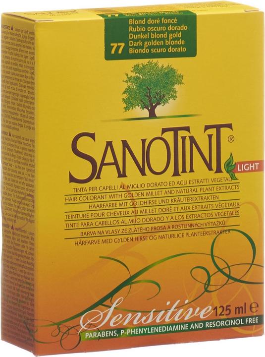 Produktbild Sanotint Sensitive Light Haarfarbe 77 dunkelblond gold (77 dunkelblond gold)