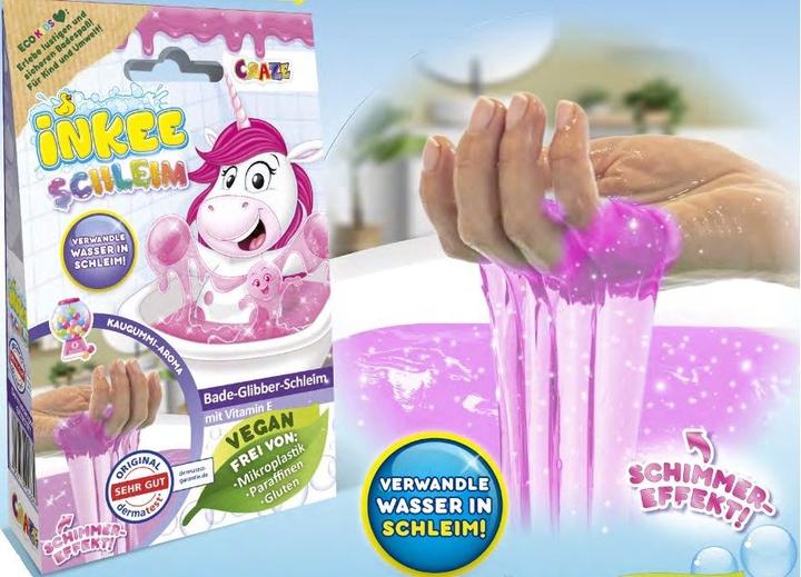 Actual product image Craze Inkee Bath Goo Slime Unicorn (1100 ml, Bath salts)