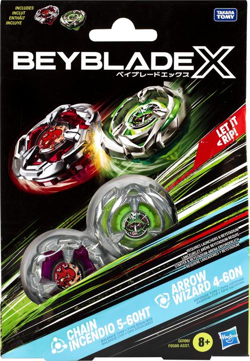 Produktbild Hasbro X Chain Incendio 5-60HT & Arrow Wizard 4-60N (Multilingual)