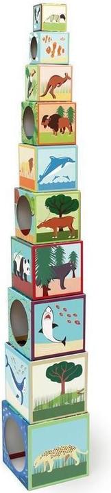 Actual product image Scratch Stack Pyramid Zoo Animals