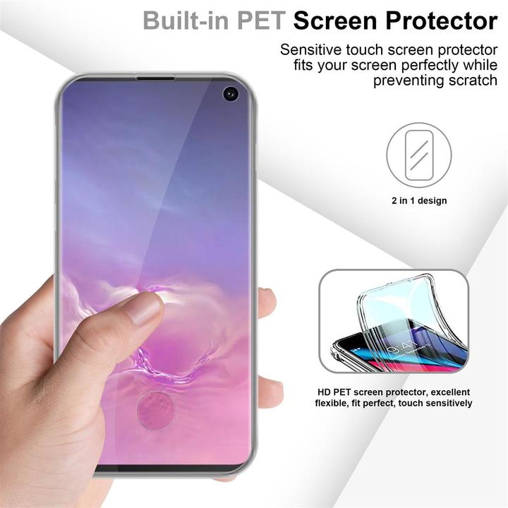 Produktbild Cadorabo TPU 360 Grad Case Cover (Samsung Galaxy S10)