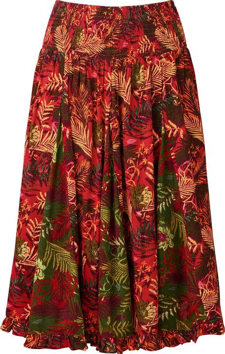 Joe Browns Palm Print Godet Skater Skirt