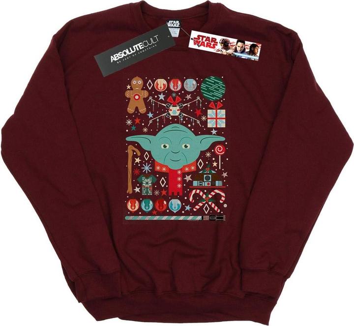 Star Wars Yoda Christmas Sweatshirt (L)