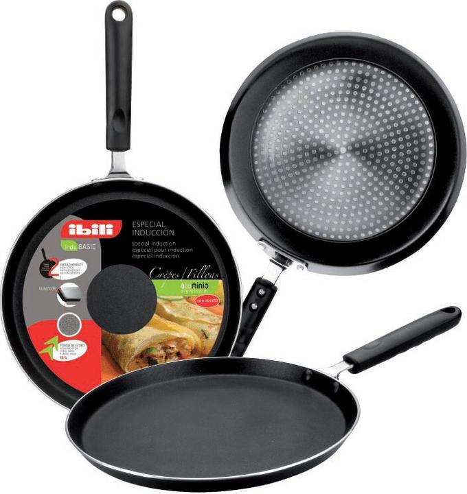 Actual product image Ibili Crepespfanne Indubasic 28 cm Vielseitige und langlebige Crêpepfanne (Stainless steel)