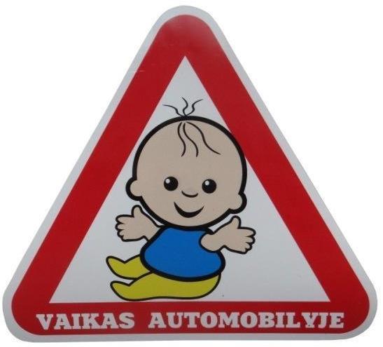 Produktbild No Name Sticker Baby On Car1