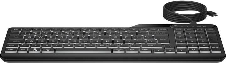Actual product image HP 400 Backlit Keyboard Wired (CH, Cable)