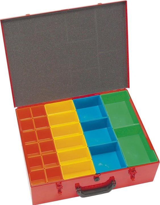 Produktbild HM Müllner Sortimentskoffer mit 46 Boxen 440x330x130mm SK646