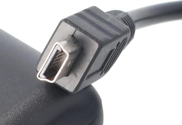 Immagine prodotto AccuCell Cavo di ricarica per auto Mini-USB con antenna TMC, corrente di ricarica 2A