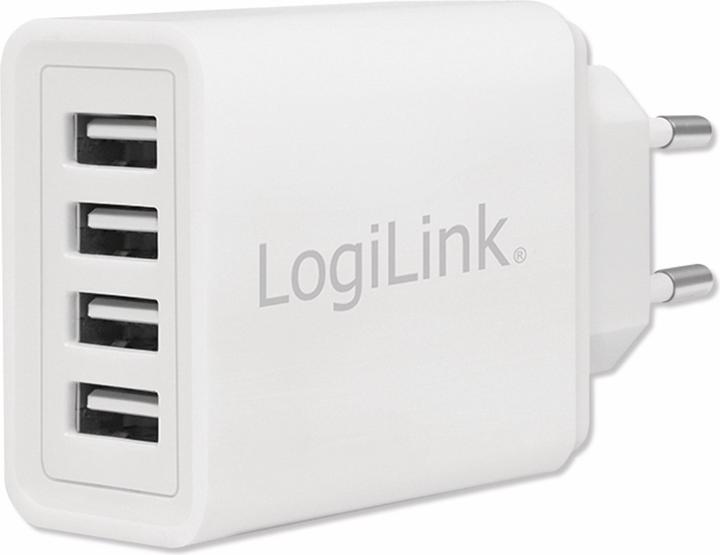 Produktbild LogiLink USB Steckdosenadapter (24 W)