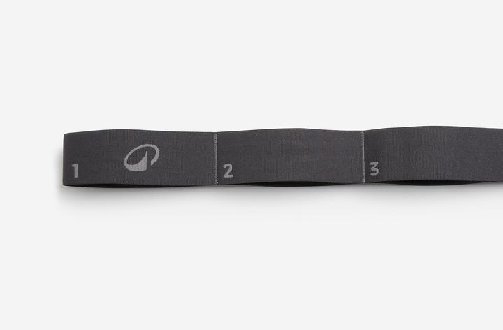 Image du produit Domyos Élastique textile de fitness, résistance forte, gris (0.21 m, Fort)