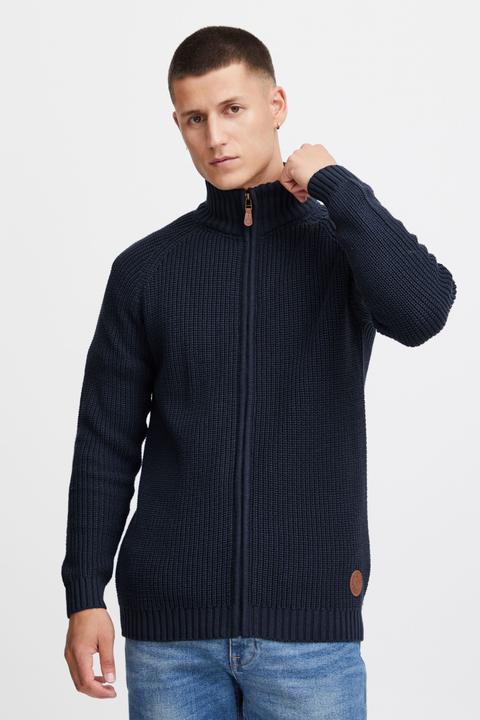 Immagine prodotto Solid Xenos Cardigan Giacca In Maglia Grossa Maglieria Da Uomo Con Collo Alto In Cotone 100% (XXL)