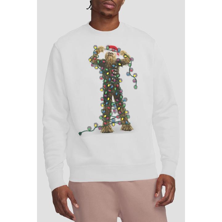 Immagine prodotto Star Wars Felpa Natale Chewbacca Luci da Favola Adulto Unisex (XXL)