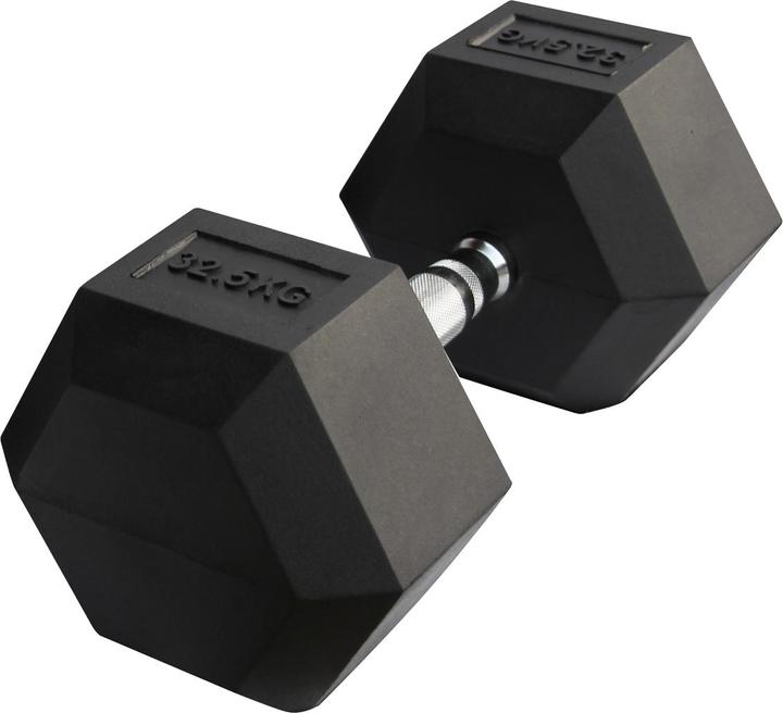 Actual product image Gladiatorfit hex dumbbell (1 x 32.5 kg)