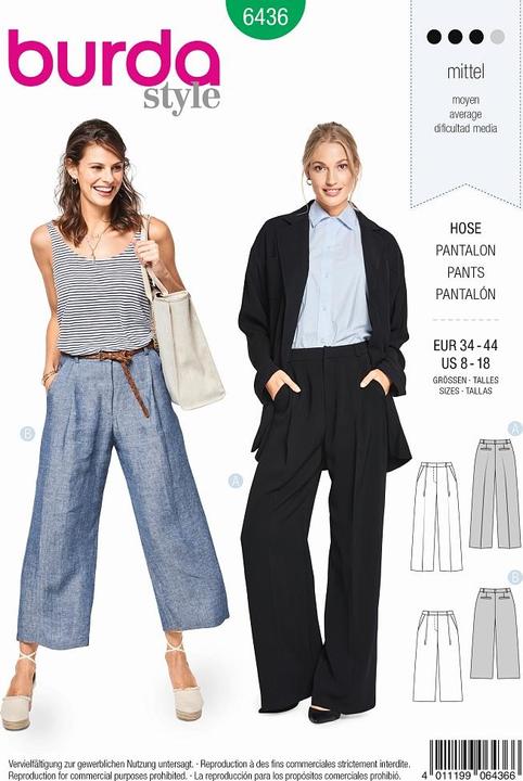 Schnittmuster Hose