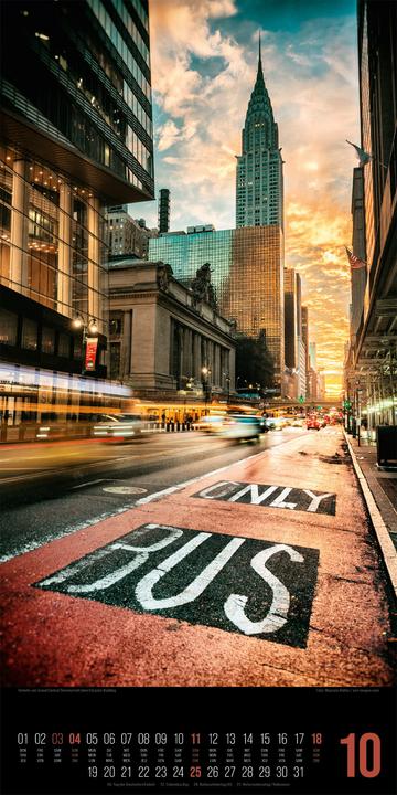 Produktbild Inside New York Kalender 2026 (33 x 66 cm, Harter Einband, Englisch, Französisch, Deutsch)