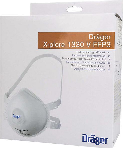Produktbild L+D Feinstaubmaske X-plore® FFP3 NR D mit Ausatemventil (FFP3, 5 x)