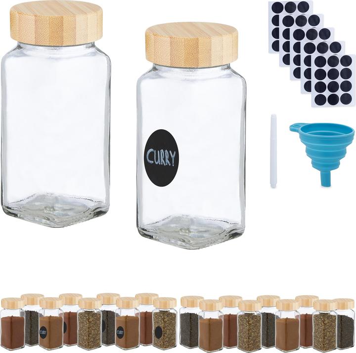 Image du produit Relaxdays Set de pots à épices (0.12 l)