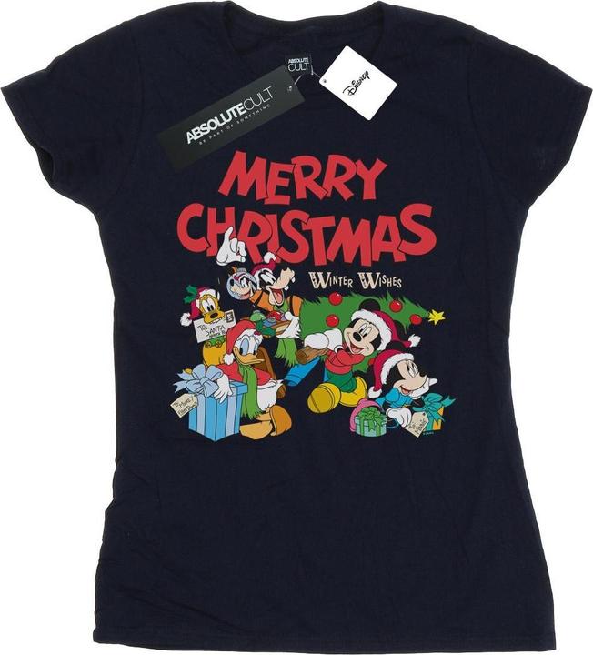 Disney Mickey And Friends Winter Wishes TShirt (S)