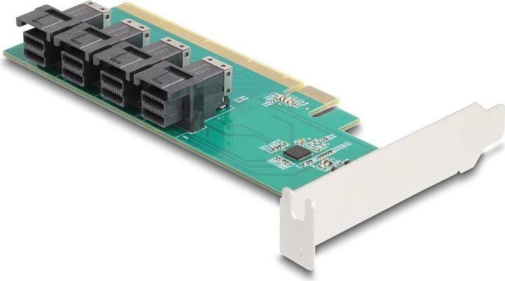 Delock 90777 - PCI Express x16 card to 4 x internal SFF-8643 NVMe - Bifurcation - Low Pro