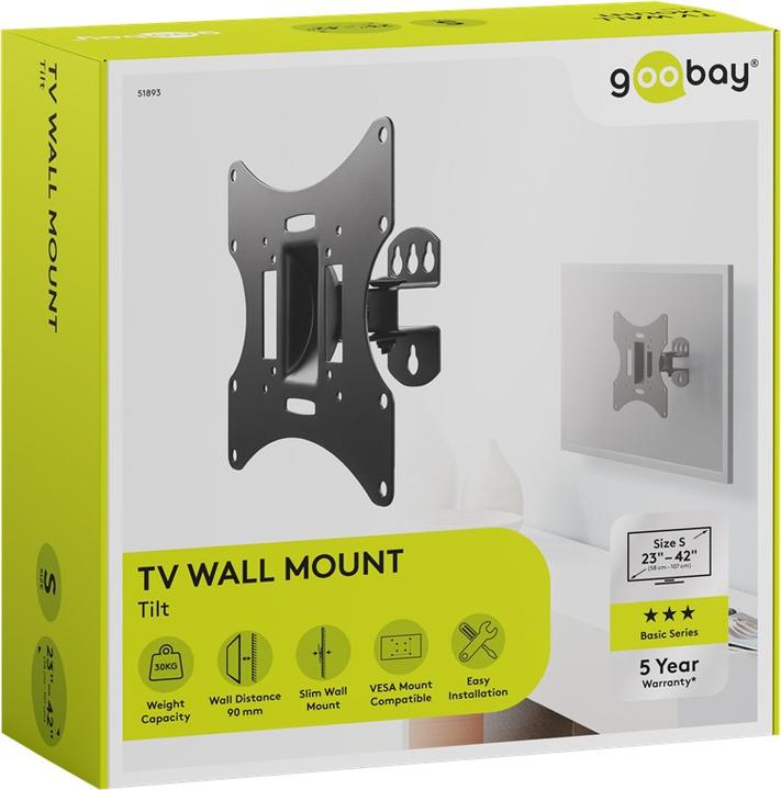 Produktbild Goobay EasyFlex M (Wand, 42", 30 kg)