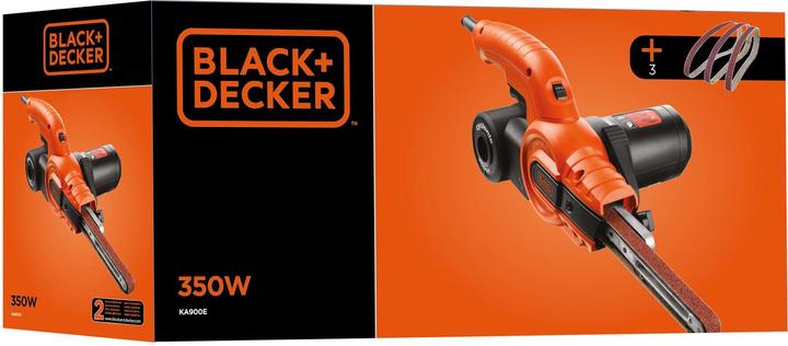 Immagine prodotto Black & Decker File di potenza KA900E con aspirazione della polvere ad azione ciclonica (Smerigliatrice, 350 W)