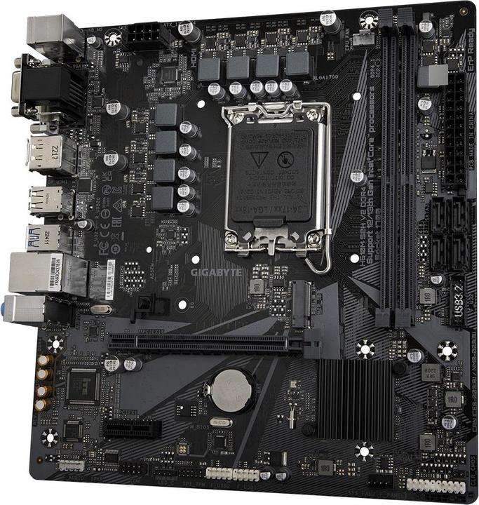 Gigabyte H610M S2H V2 (LGA 1700, Intel H610 Express, mATX)