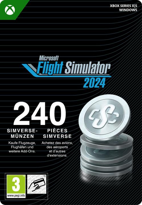 Microsoft Xbox Flight Simulator 2024 - 240 Simverse Coins Download Code