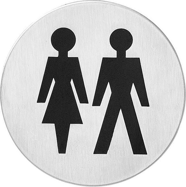 Immagine prodotto Intersteel Pittogramma per i servizi igienici per signore e signori